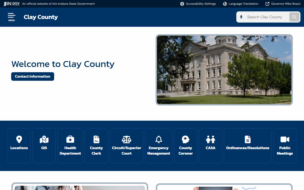 Clay County Indiana Sheriff booking reports website