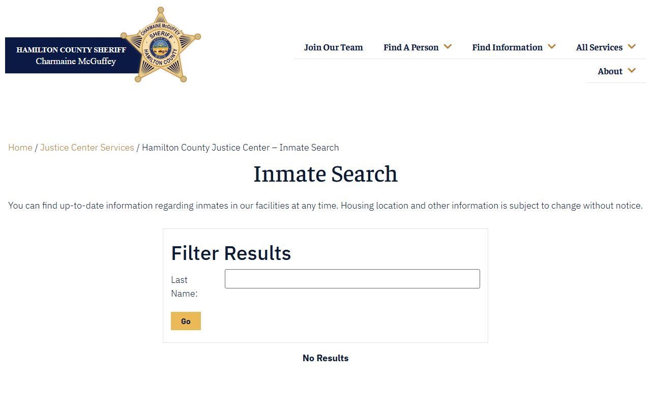 Hamilton County Indiana inmate search booking reports portal