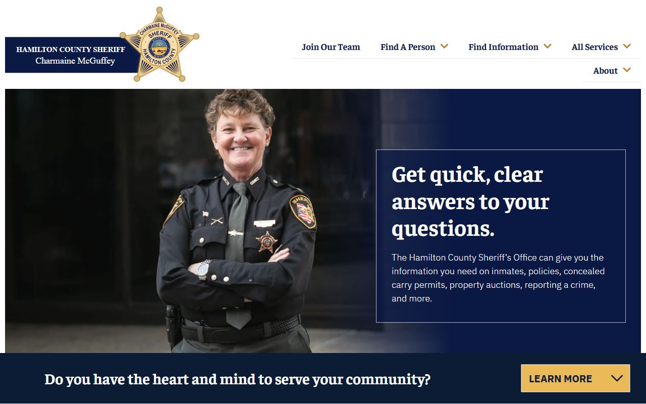 Hamilton County Indiana Sheriff Office booking reports website