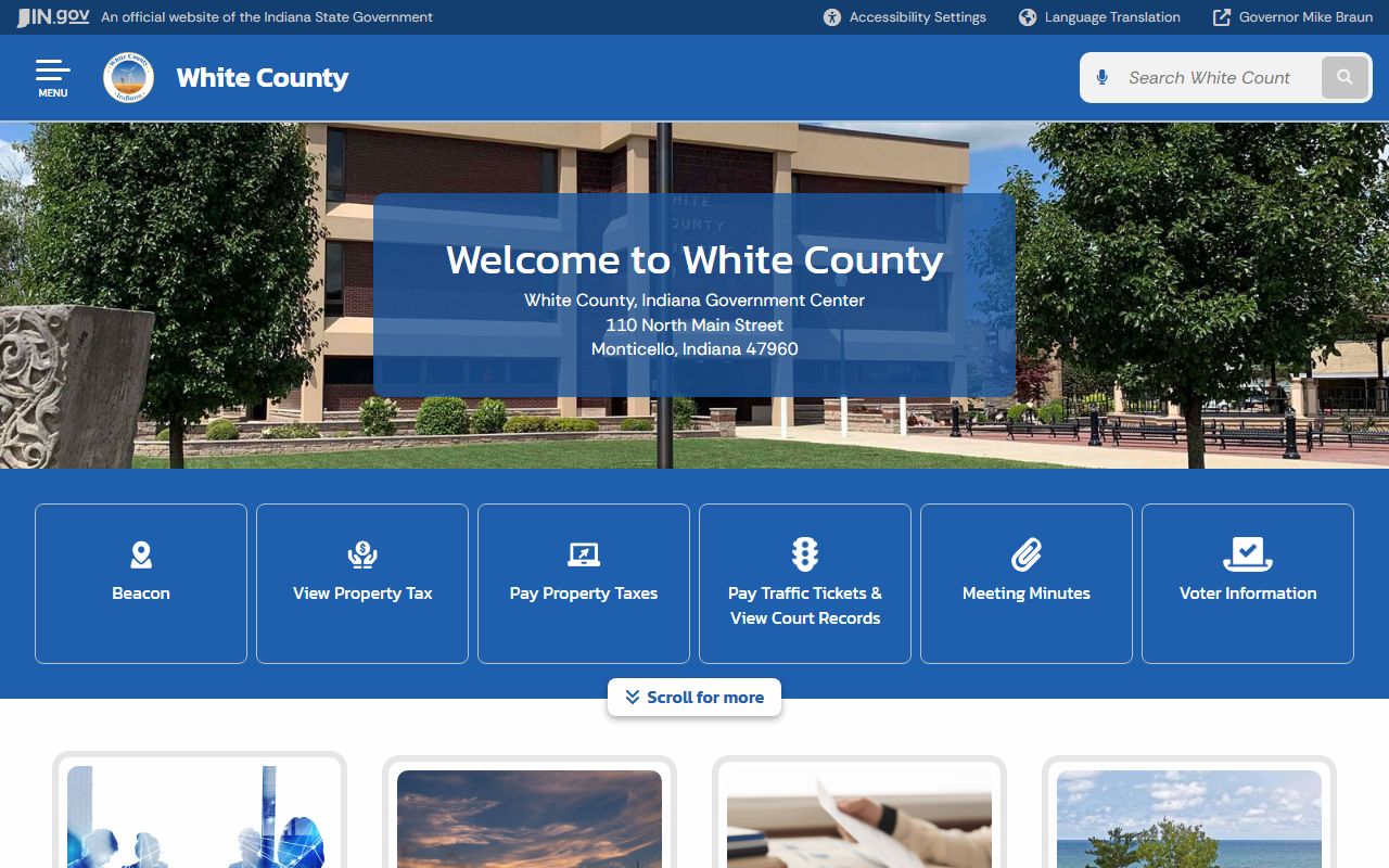 White County booking records information and search resources